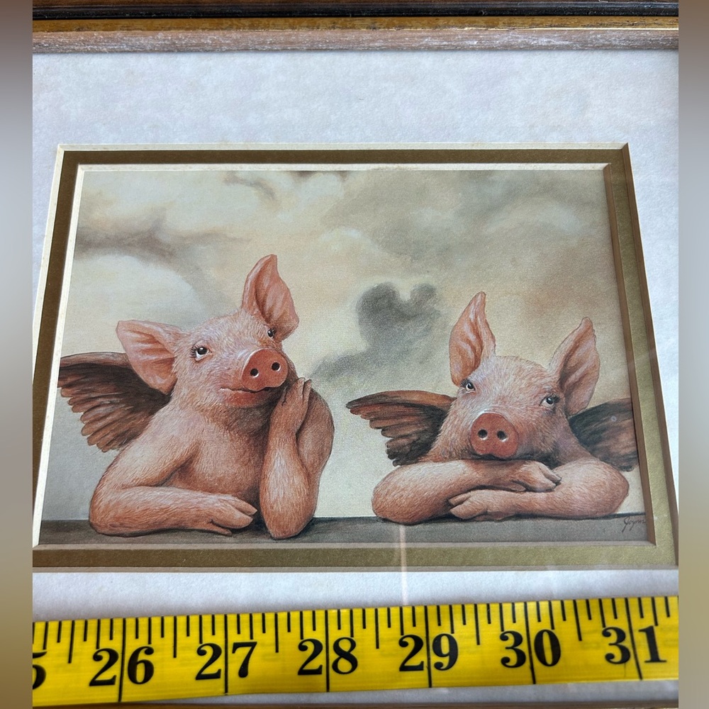 Whimsical Pig Art Print
